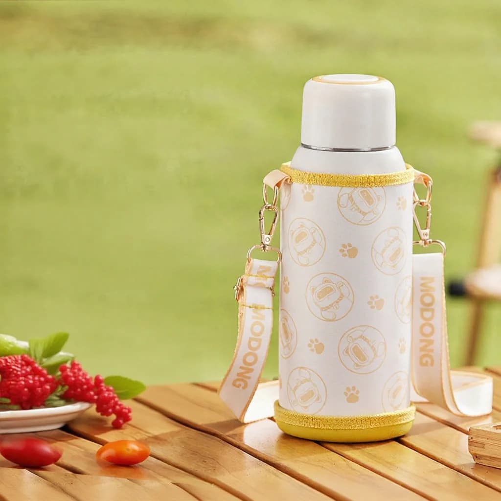 Cană portabilă electrică de călătorie, 600ml, căptușeală din oțel inoxidabil 316
