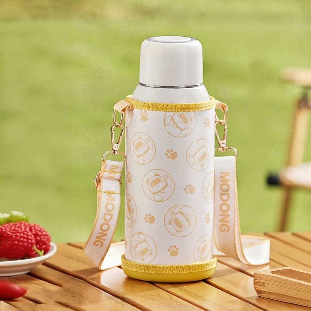 Cană portabilă electrică de călătorie, 600ml, căptușeală din oțel inoxidabil 316