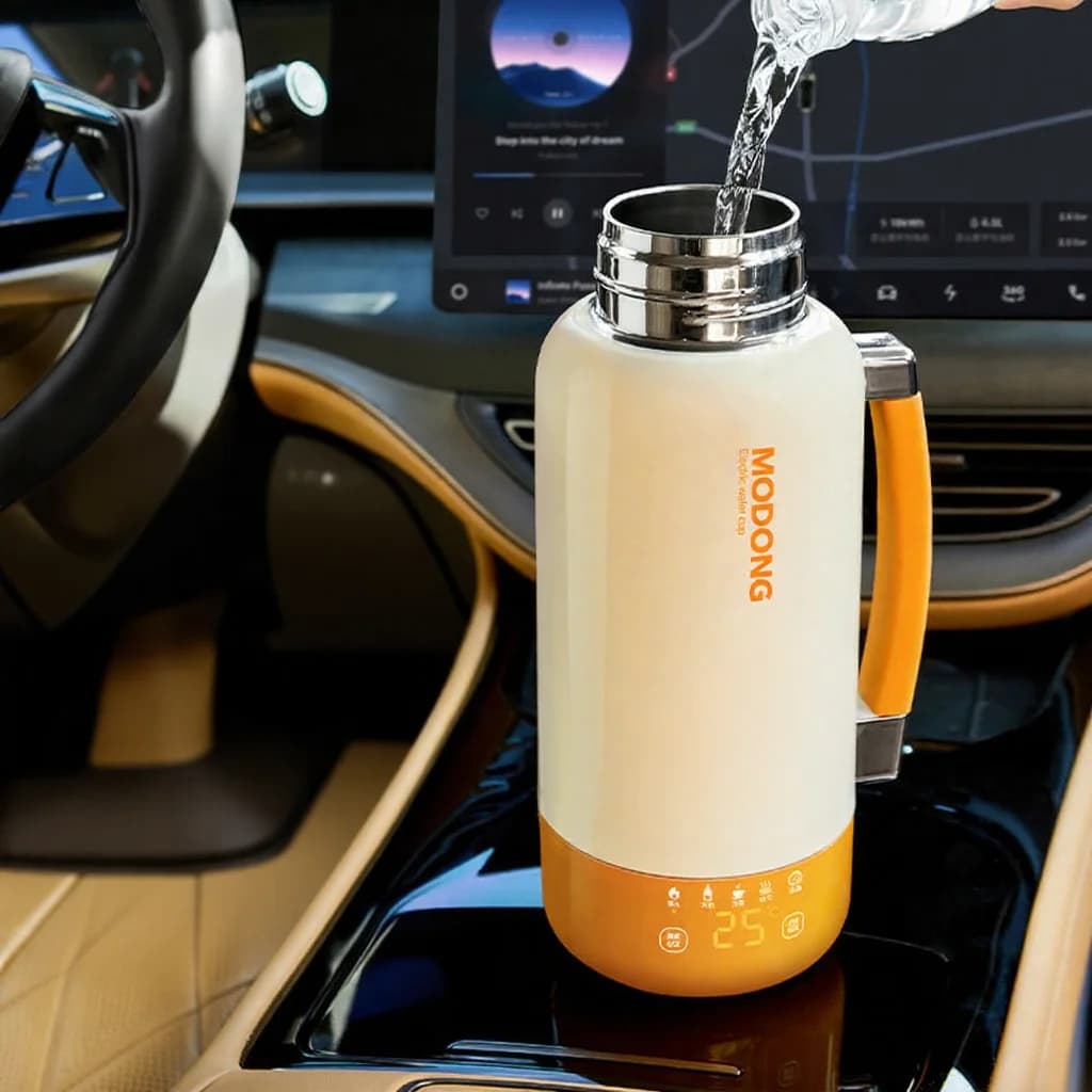 Cană electrică portabilă de călătorie cu oprire automată