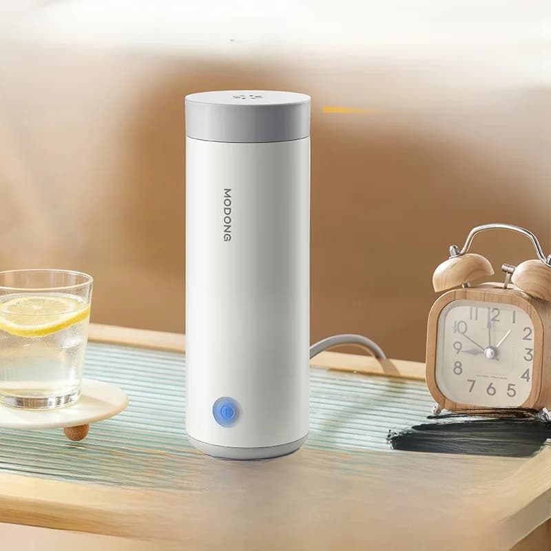 Ceașcă electrică portabilă de încălzire a apei 304, 300 ml