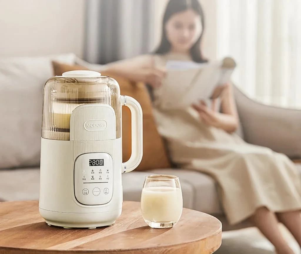 Blender electric de mare viteză pentru lapte de soia, cu încălzire