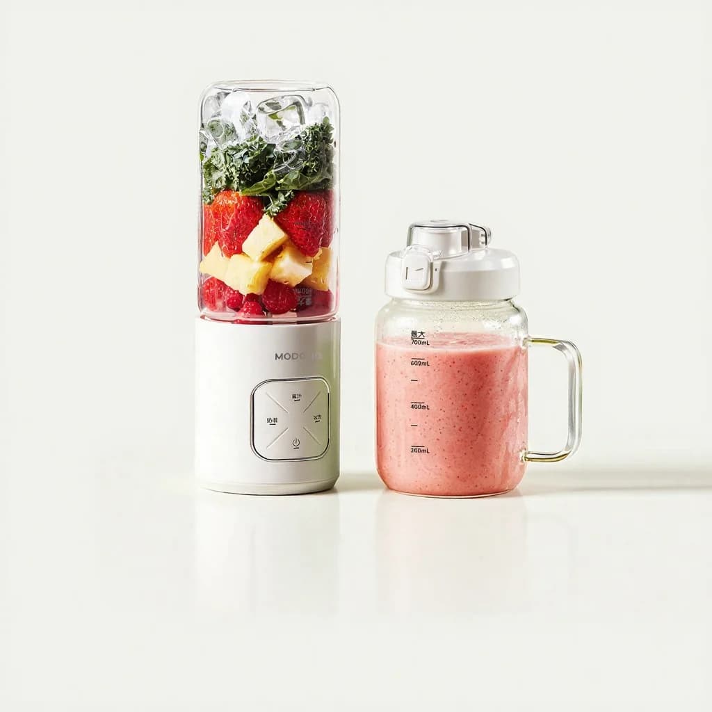 Blender portabil wireless tip cană pentru suc și smoothie-uri