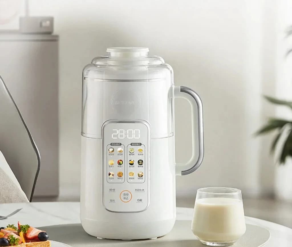 Blender cu încălzire, capacitate 1.2L, control tactil, oțel inoxidabil