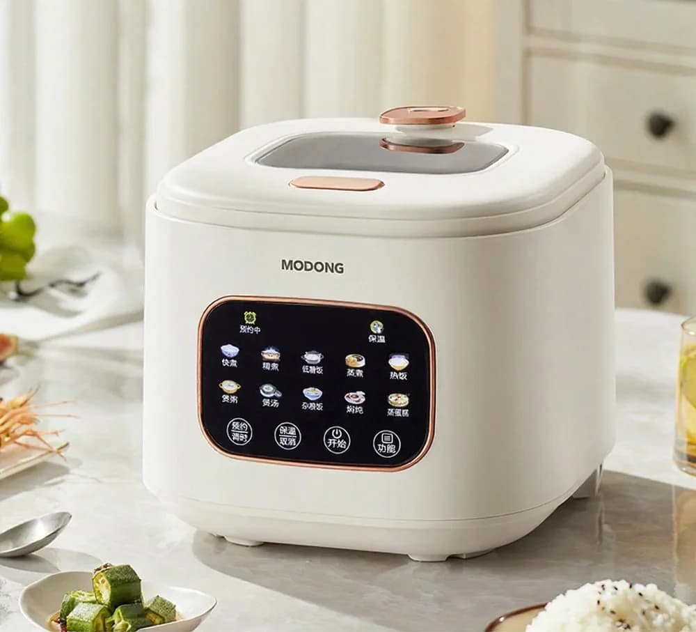 Orezier electric 3L cu fereastră din sticlă și timer