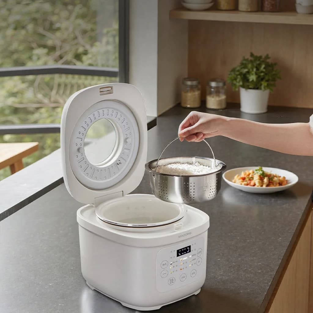 Aparat electric de gătit orez 3L cu vas interior ceramic, 600W