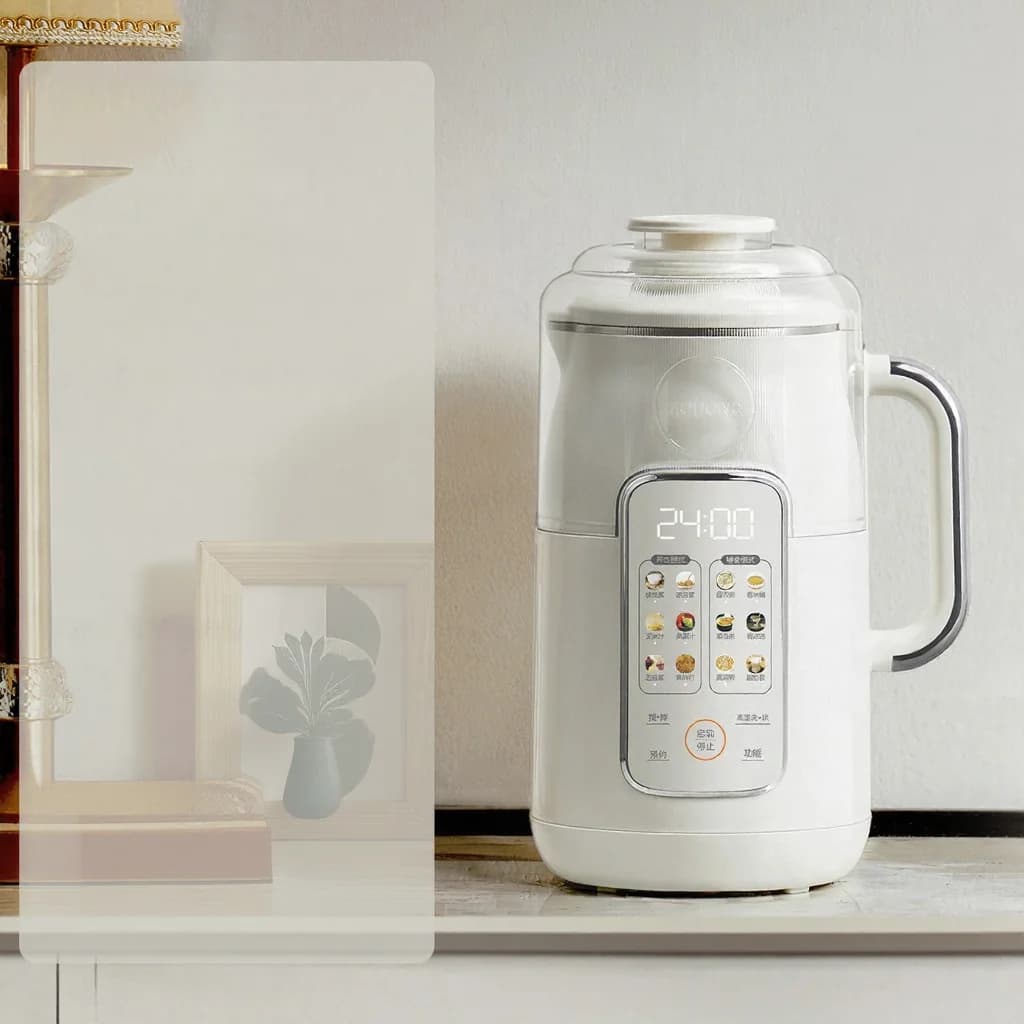 Blender cu încălzire, capacitate 1.2L, control tactil, oțel inoxidabil