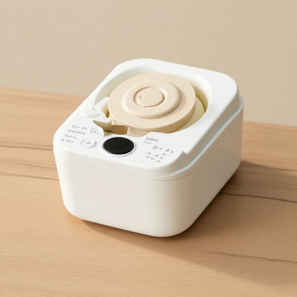 Mașină electrică de iaurt cu vas interior din sticlă și timer