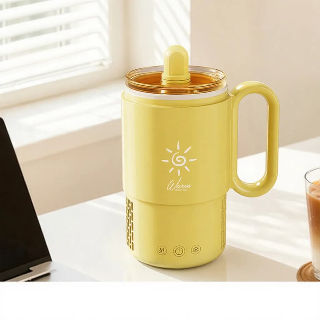 Ceașcă portabilă cu funcție de încălzire și răcire, 450 mL, 36W, control touch