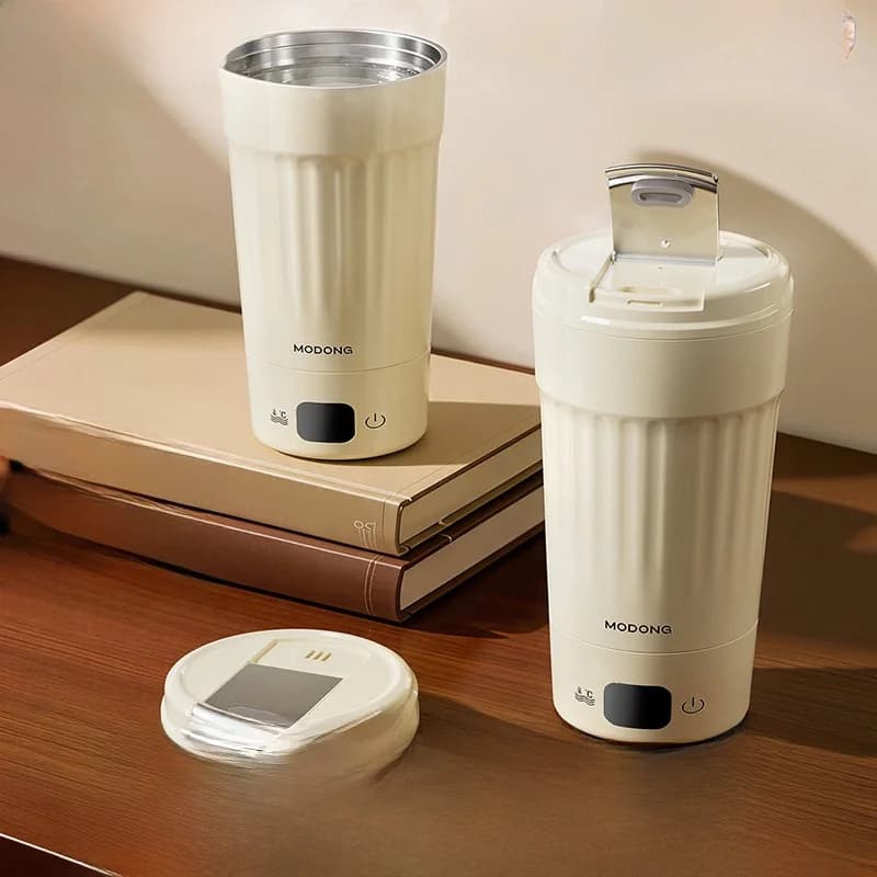 Cană electrică portabilă de încălzire, 400mL, 7 setări de temperatură