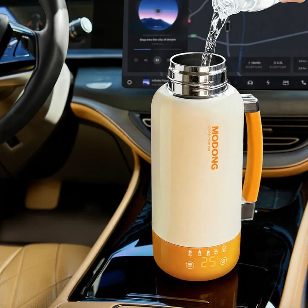 Cană electrică portabilă de călătorie cu oprire automată