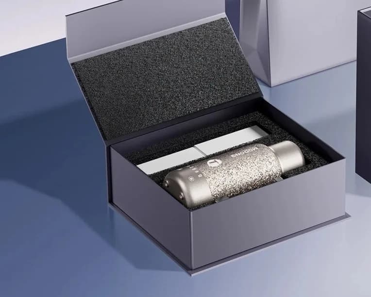 Ceașcă electrică portabilă din titan, 1L, dual power, keep warm
