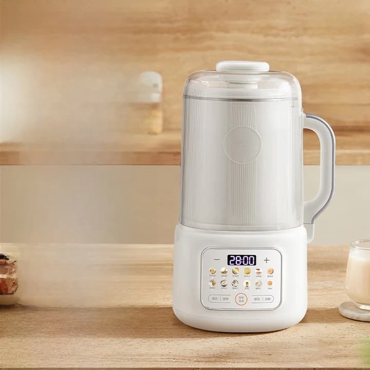 Blender cu încălzire, capacitate 1.2L, control tactil, oțel inoxidabil
