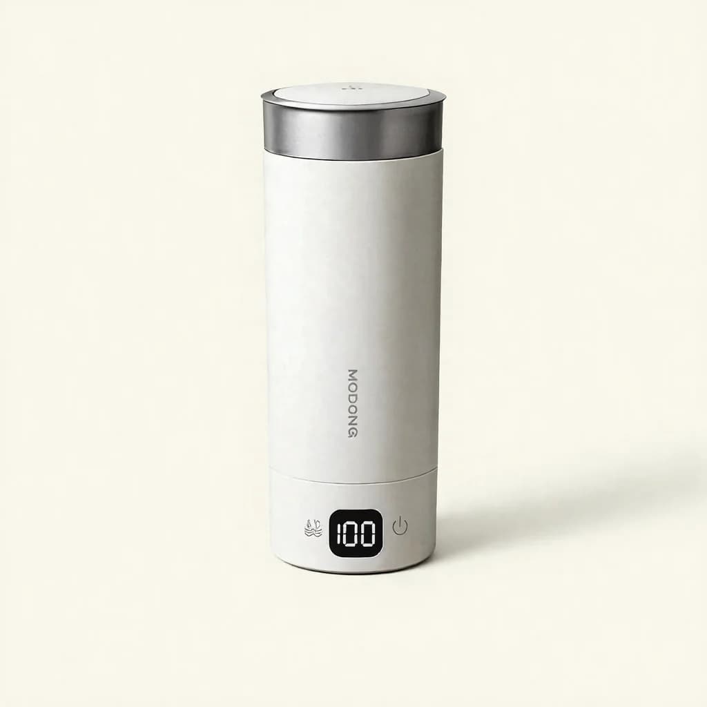 Cană electrică portabilă pentru încălzirea apei, 350ml, oțel inoxidabil 316L