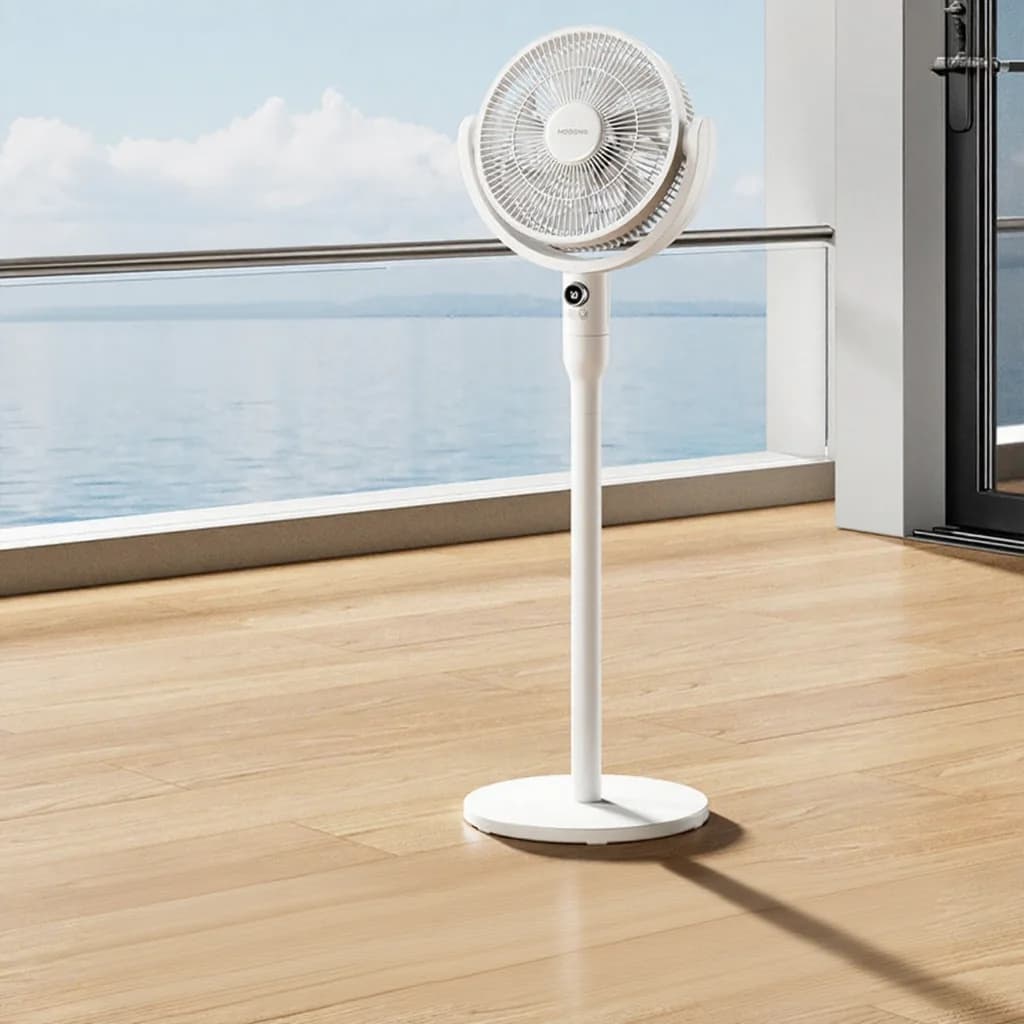 Ventilator de circulație inteligent pentru masă, cu control vocal și oscilație