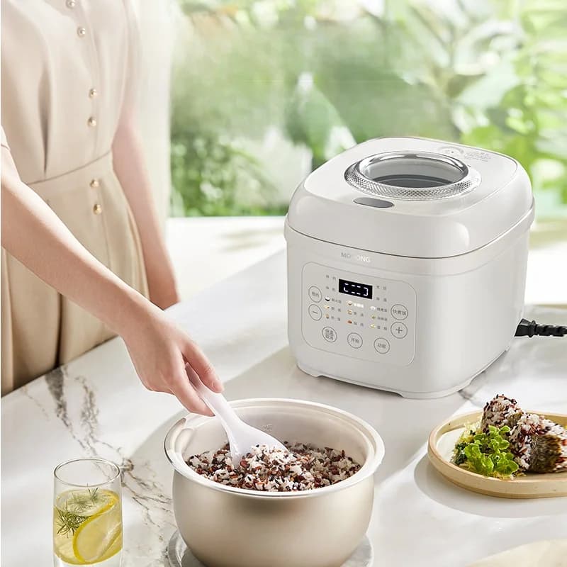 Oală electrică de orez de 3L cu vas interior acoperit cu ceramică