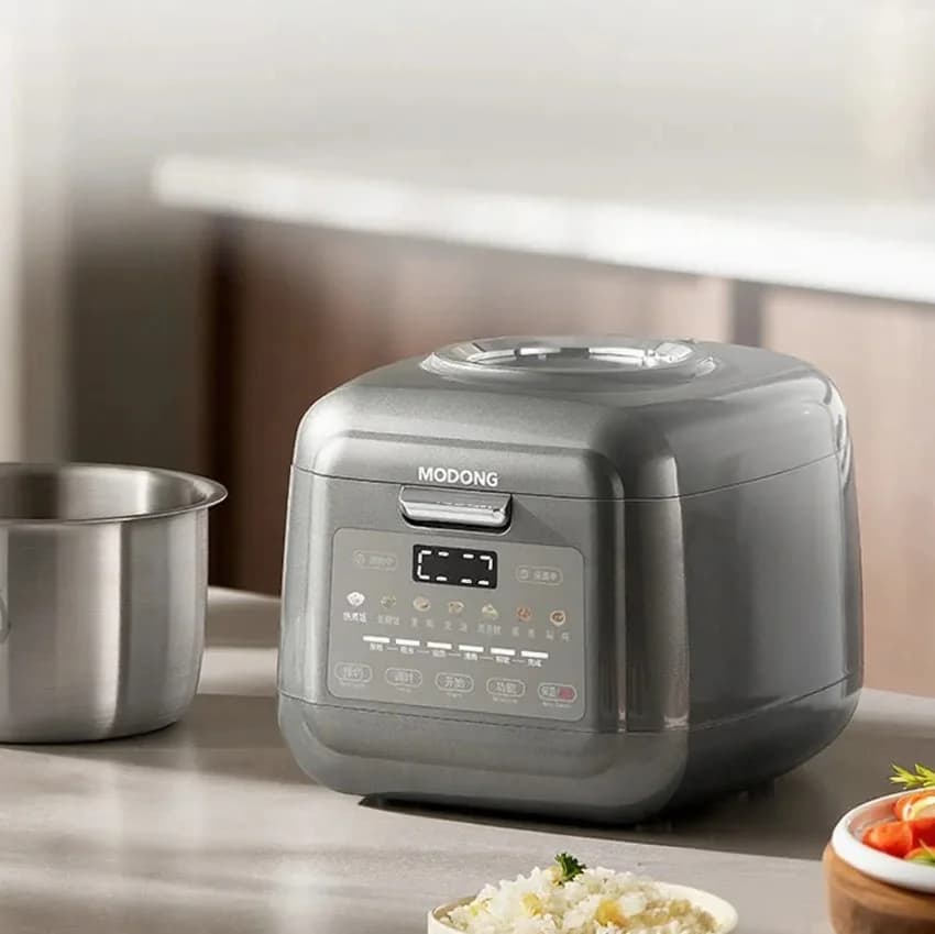 Fierbător electric de orez cu vas interior din titan, 2L/3L