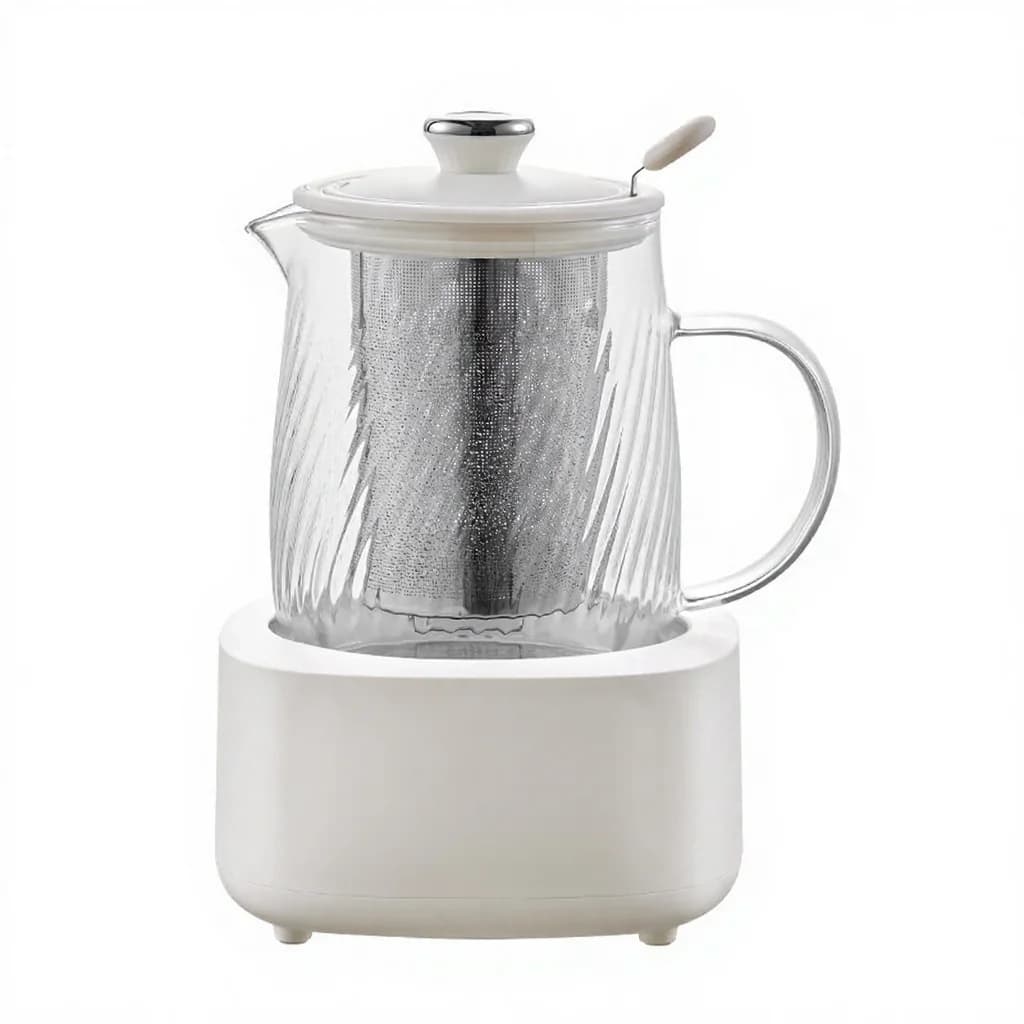 Oală electrică din sticlă cu control al temperaturii 1.2L