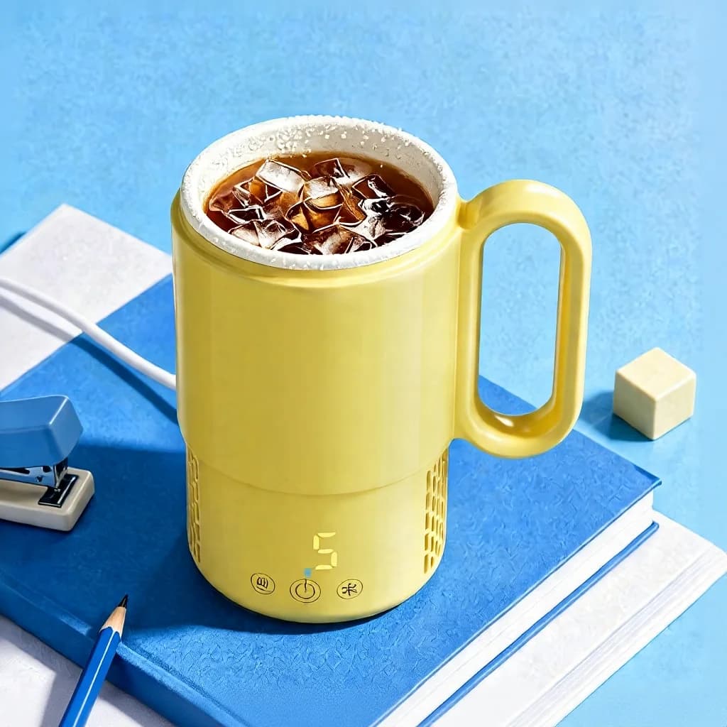 Cană portabilă de încălzire și răcire 450mL 36W control tactil