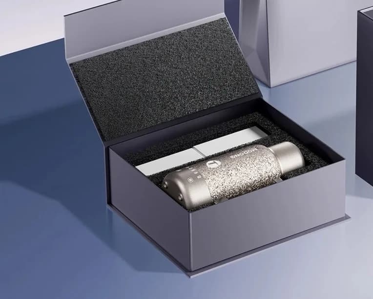Ceașcă electrică portabilă din titan, 1L, dual power, keep warm