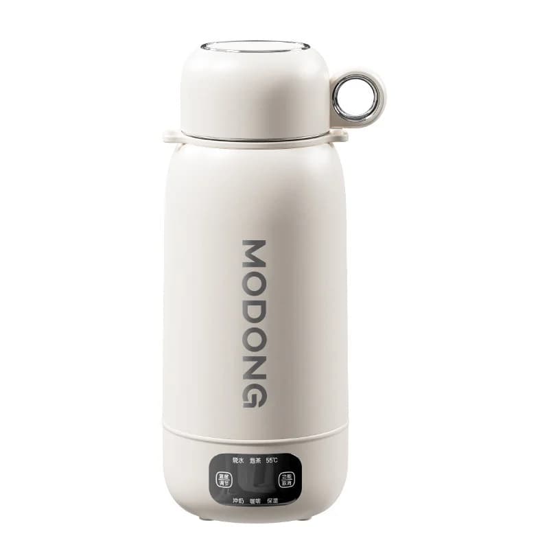 Fierbător electric portabil de călătorie, ceașcă încălzită 1L, oțel inoxidabil 316