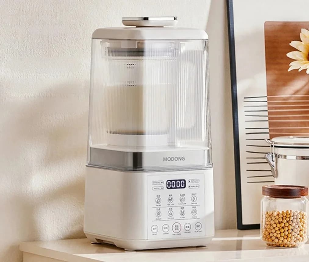 Blender cu încălzire, cu două cupe și menținere automată la cald