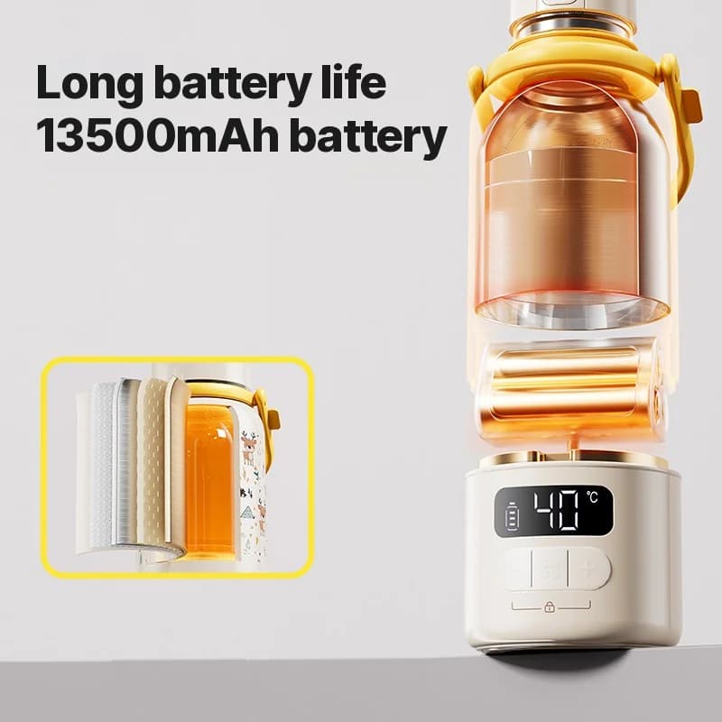 Cană electrică portabilă pentru încălzirea apei, fierbere la 100°C și termostat