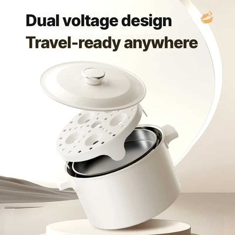 Oală electrică pliabilă portabilă pentru gătit 110V-220V 550W/700W