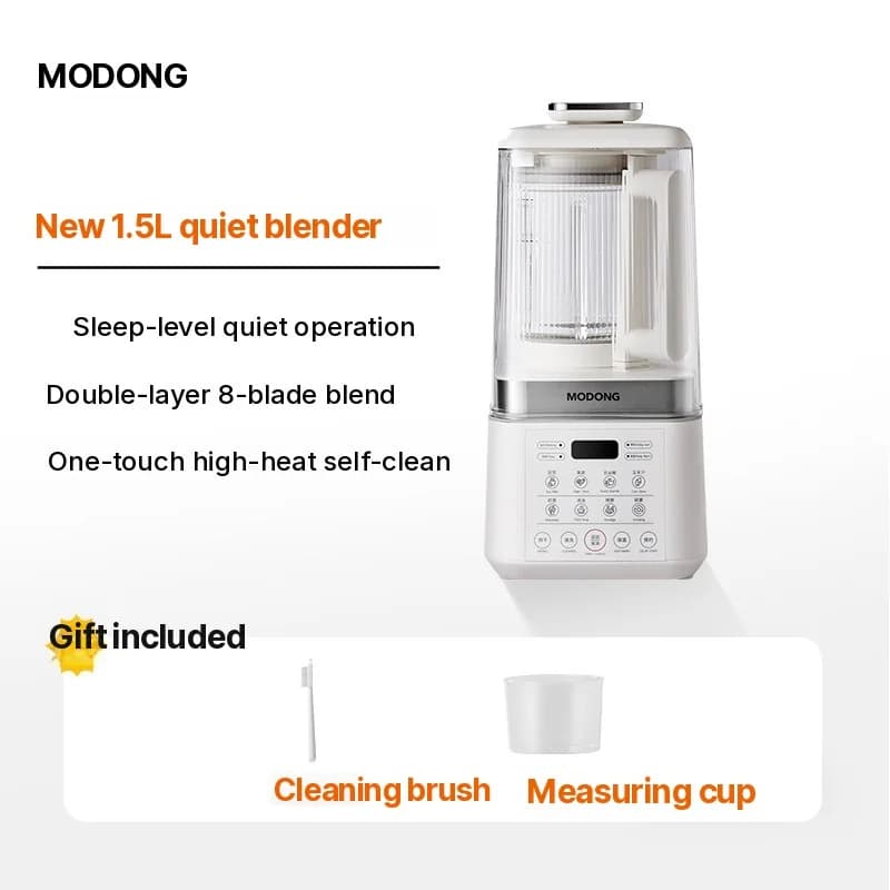 Blender cu încălzire, funcționare silențioasă și funcție de menținere la cald