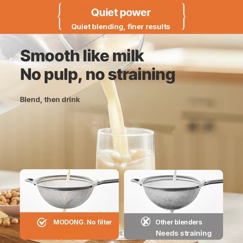 Blender electric de mare viteză pentru lapte de soia, cu încălzire