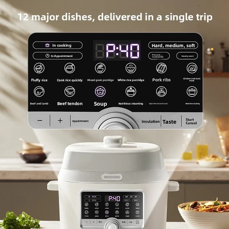 Oală sub presiune electrică 5L cu două vase interioare