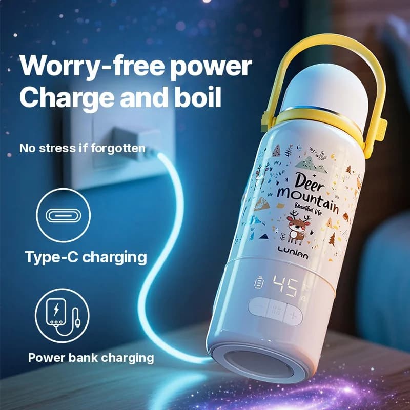 Cana electrică portabilă pentru încălzirea apei cu temperatură constantă