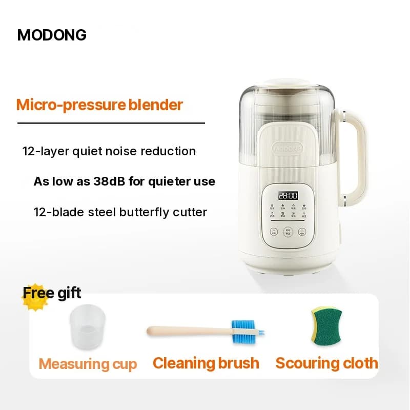 Blender încălzit de 1.2L cu control tactil, corp din sticlă