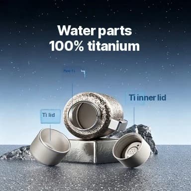 Ceașcă electrică portabilă din titan, 1L, dual power, keep warm