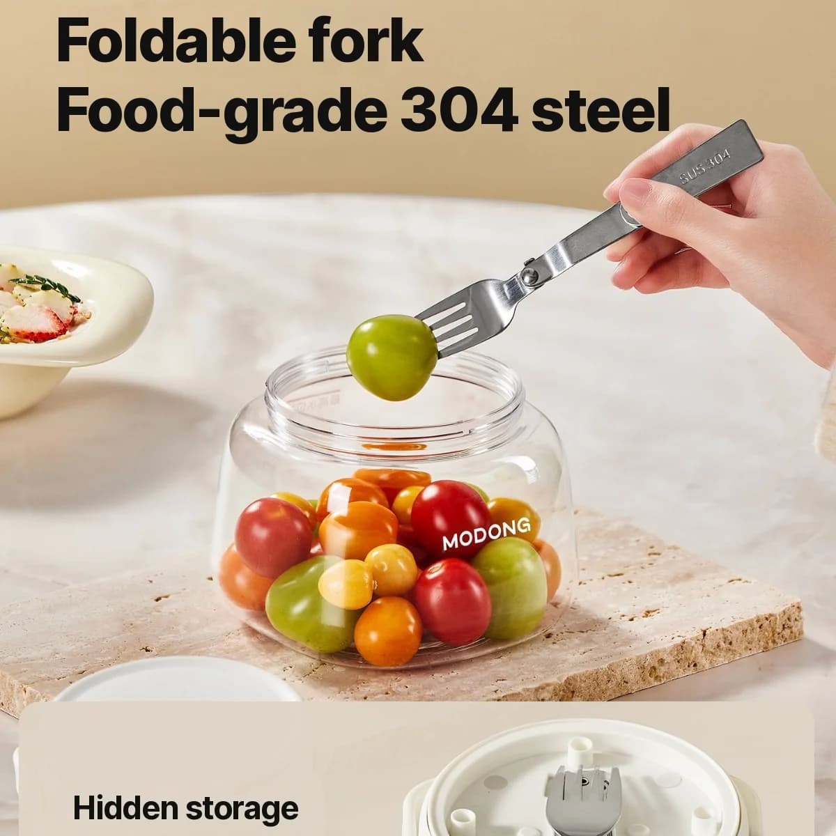 Spălător portabil pentru fructe și legume, 4W