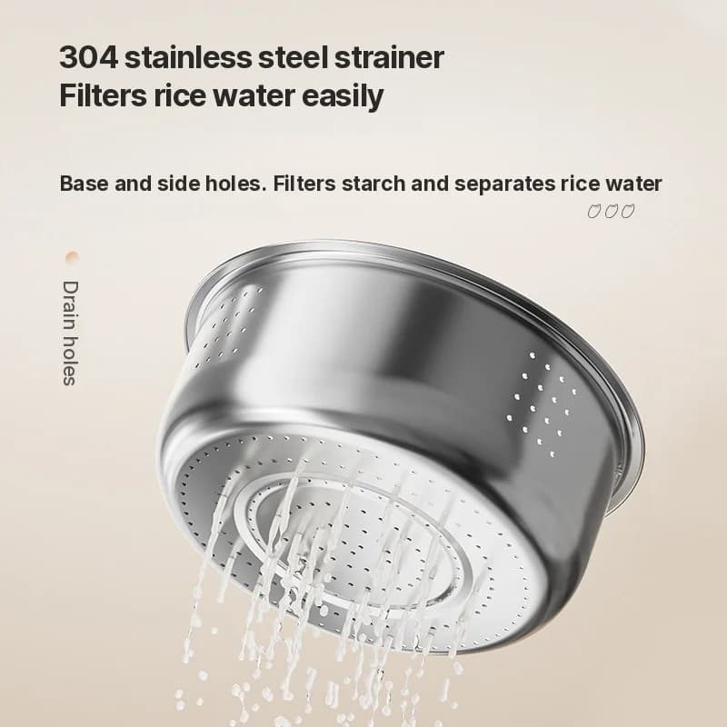 Orezier electric 3L cu fereastră din sticlă și timer