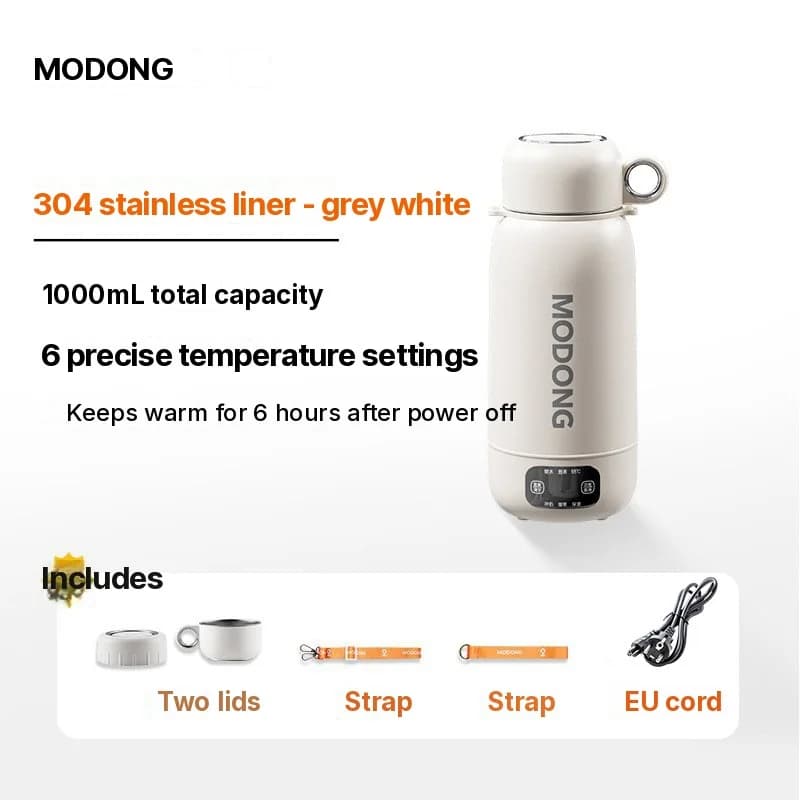 Cană fierbător electric portabilă de călătorie 1L din oțel inoxidabil 304 sau 316