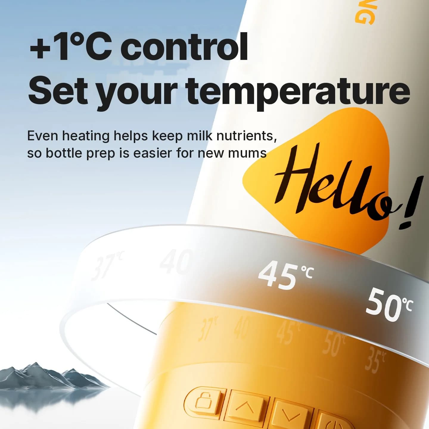 Căniță electrică portabilă de încălzire cu control al temperaturii