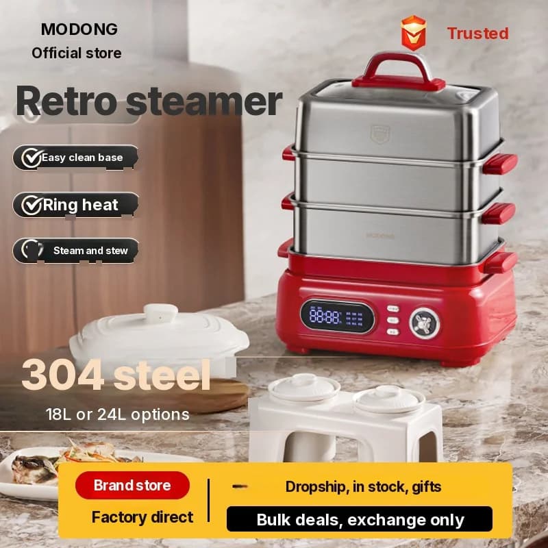 Aburitor electric din oțel inoxidabil 18L 24L, dublu sau triplu strat