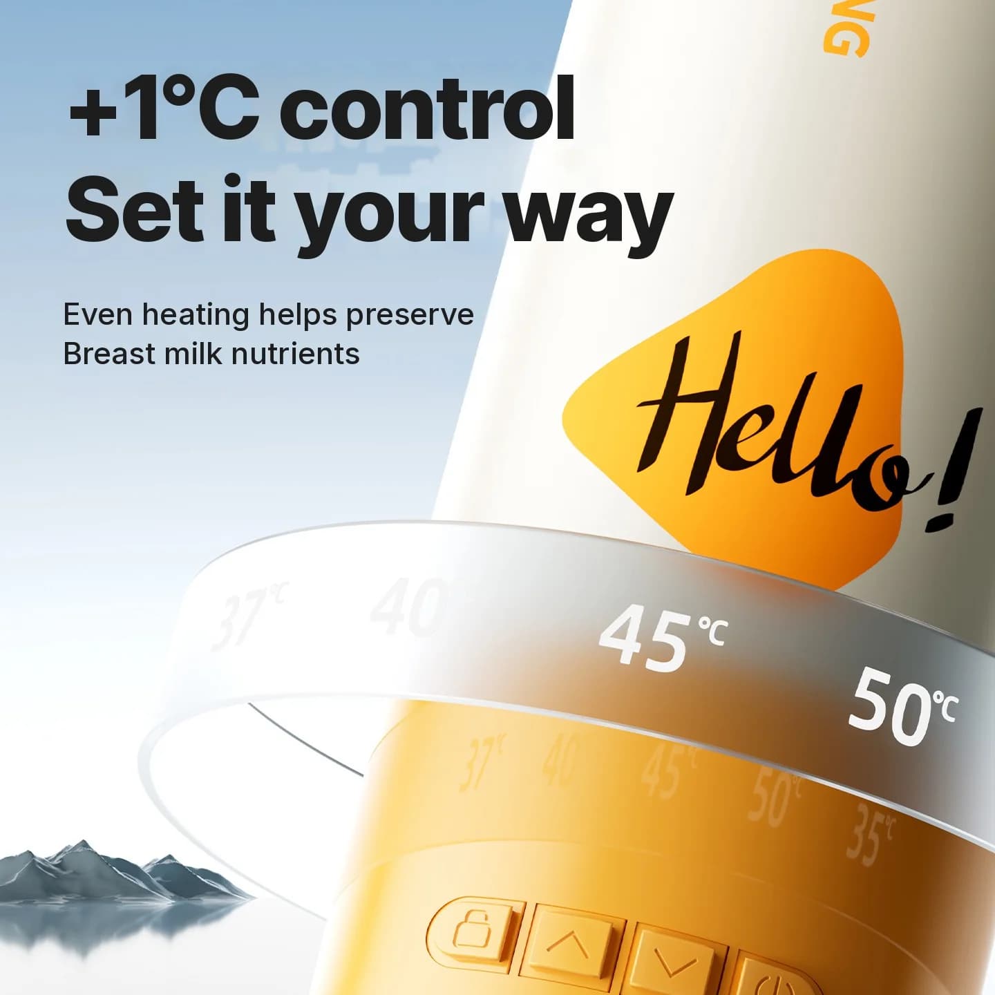 Cană electrică portabilă pentru încălzire cu control al temperaturii