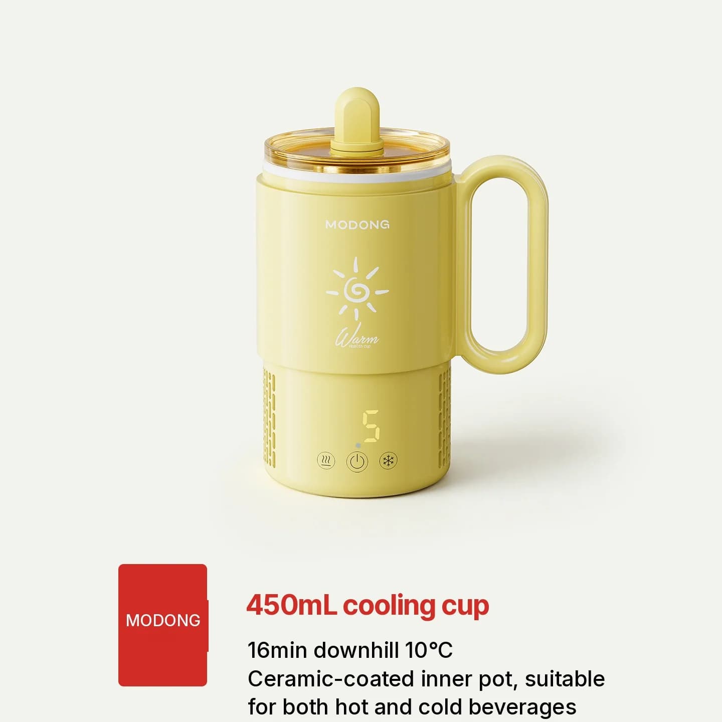 Mini cană pentru răcire și încălzire 450mL 36W Control tactil