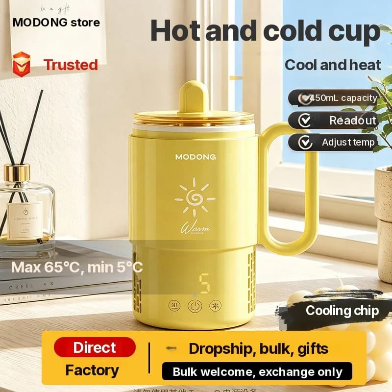 Cană mini de răcire și încălzire 450mL 36W cu control tactil