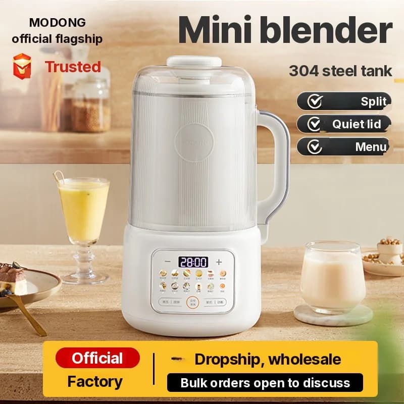 Blender încălzitor pentru lapte de soia cu autocurățare 800W