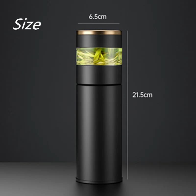 Bidon termic 450ml cu infuzor de ceai