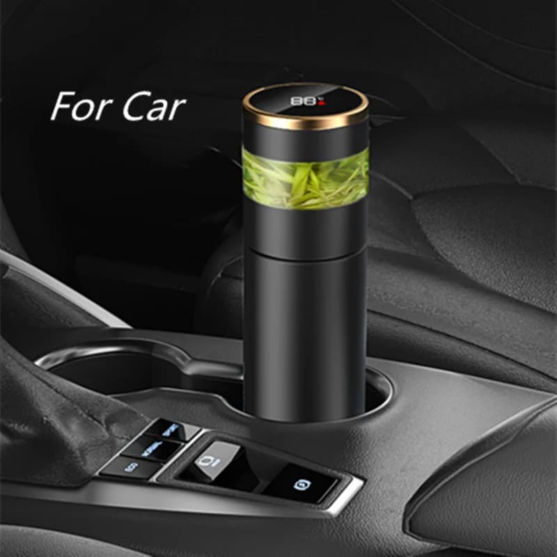 Bidon termic 450ml cu infuzor de ceai