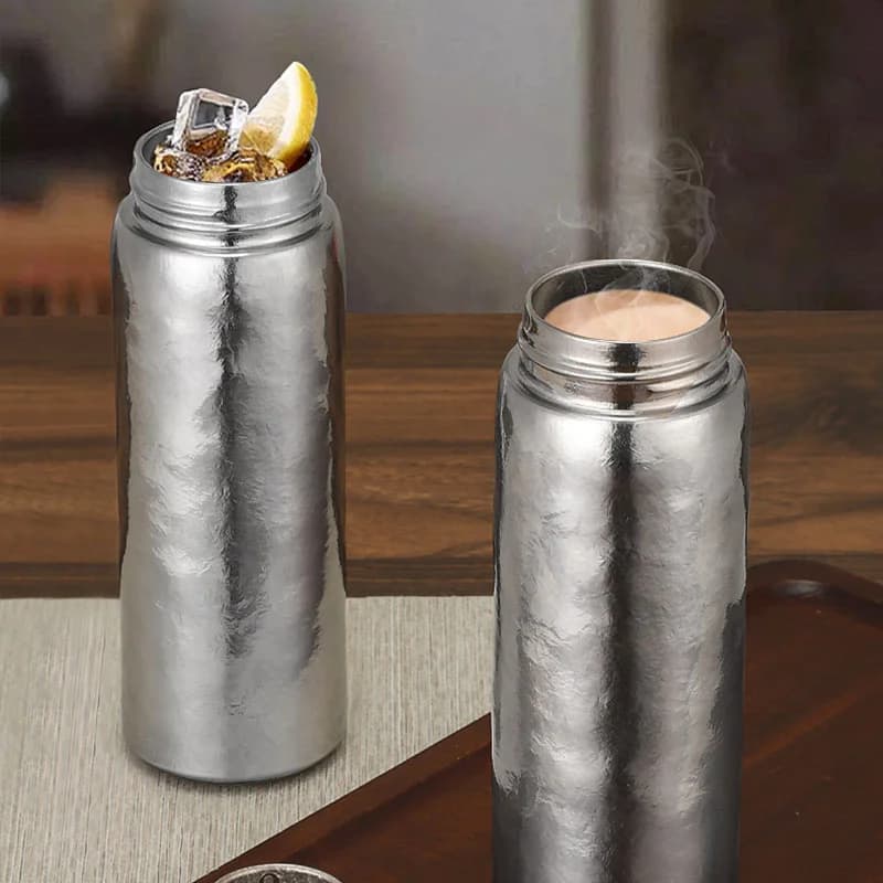 Termos din titan pur cu filtru