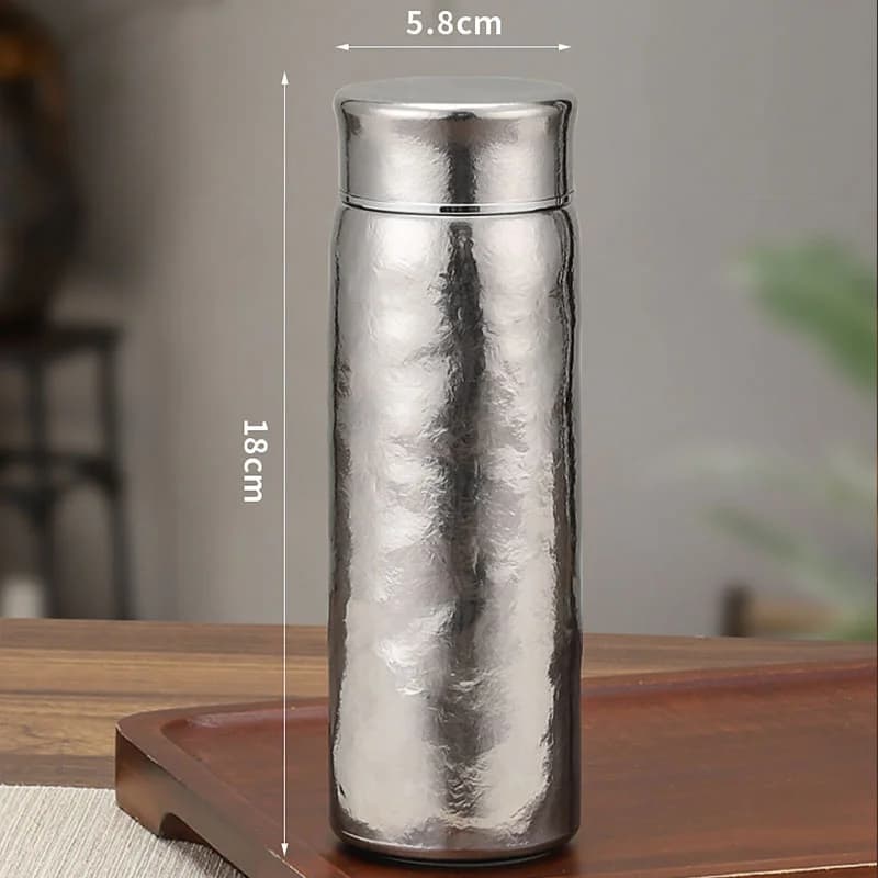 Termos din titan pur cu filtru