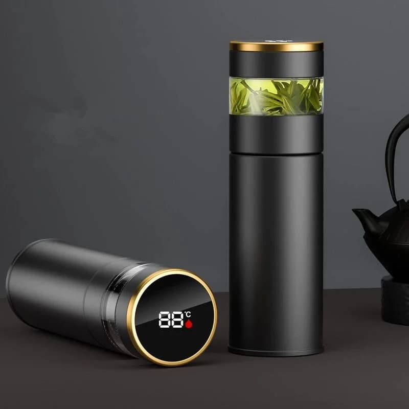 Bidon termic 450ml cu infuzor de ceai